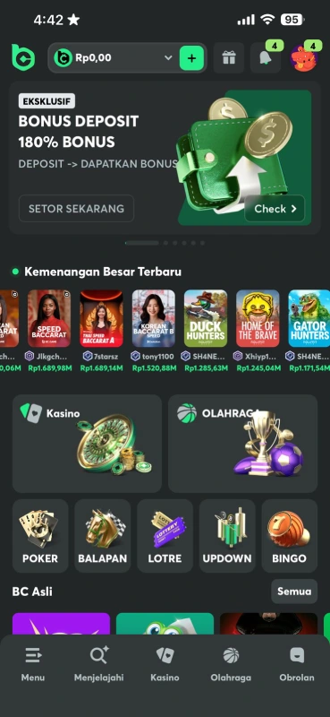 Panduan Registrasi Akun di Aplikasi BC Game 3