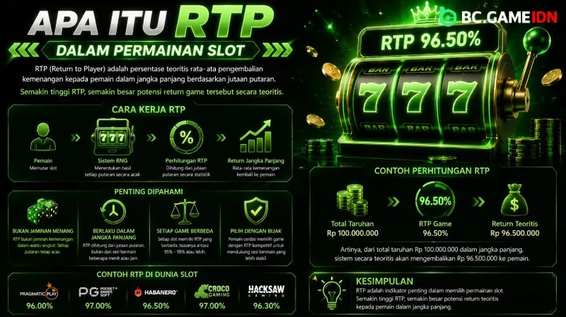 Apa Itu RTP Dalam Permainan Slot - BC Game Indonesia