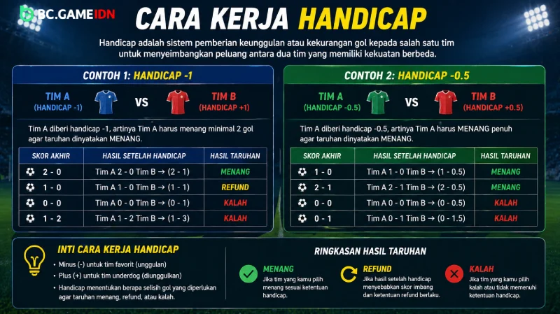 Cara Kerja Handicap - BC Game Indonesia