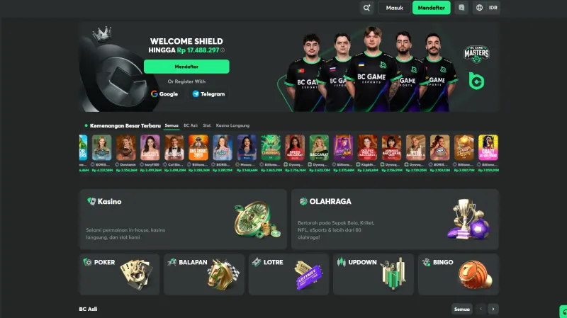 Cara Mengakses Platform BC Game