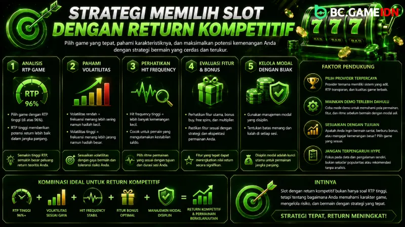 Strategi Memilih Slot Dengan Return Kompetitif - BC Game Indonesia