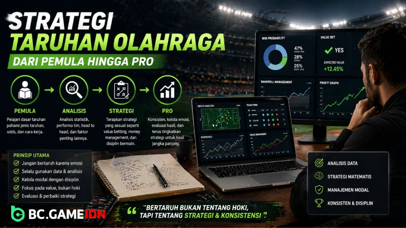 Strategi Taruhan Olahraga Dari Pemula Hingga Jadi Pro - BC Game Indonesia