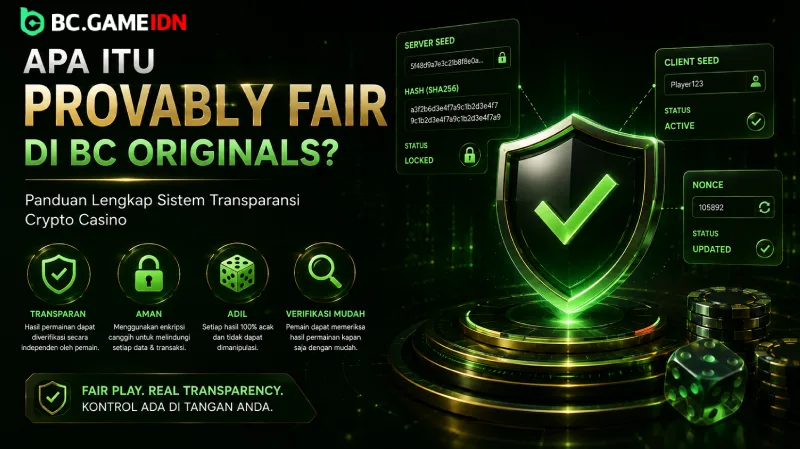 Apa Itu Provably Fair di BC Originals - Panduan Lengkapnya - BC Game Indoensia