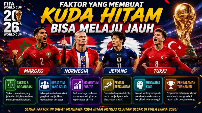 Faktor yang Membuat Kuda Hitam Bisa Melaju Jauh