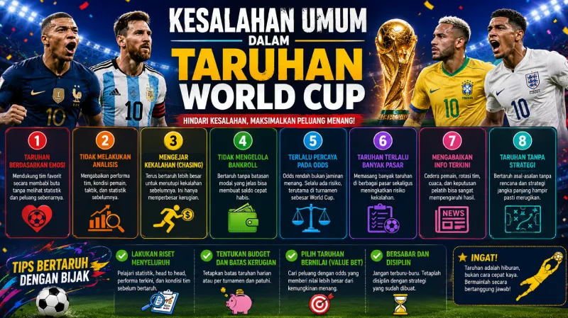 Kesalahan Umum dalam Taruhan Piala Dunia