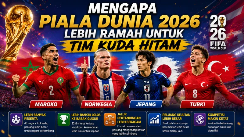 Mengapa Piala Dunia 2026 Lebih Ramah untuk Tim Kuda Hitam