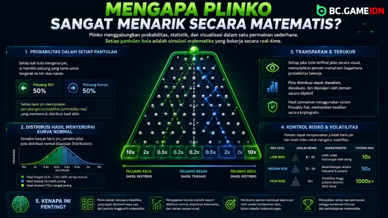 Mengapa Plinko Sangat Menarik Secara Matematis