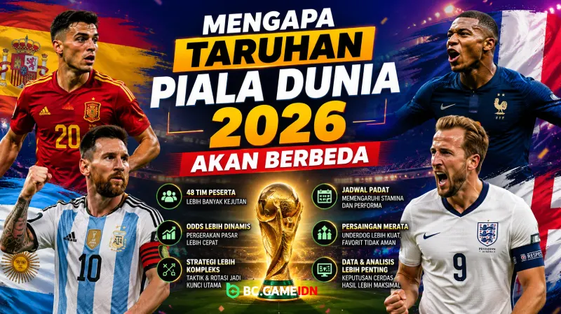 Mengapa Taruhan Piala Dunia 2026 Akan Berbeda