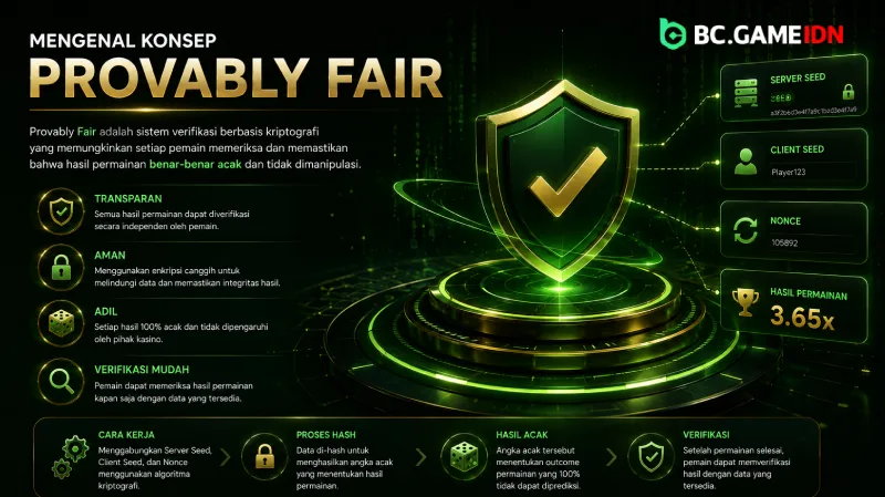 Mengenal Konsep Provably Fair BC Originals - BC Game