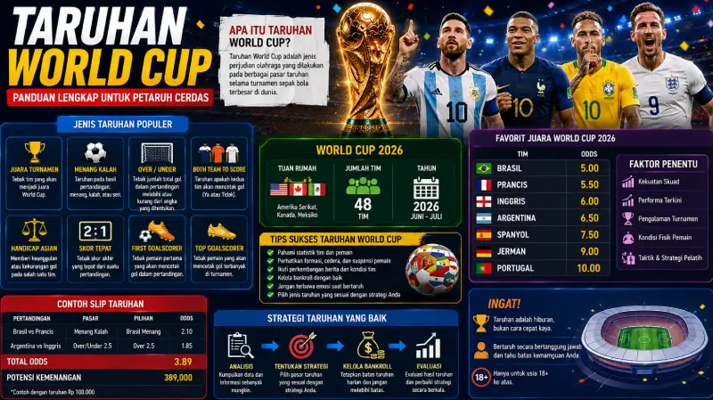 TARUHAN PIALA DUNIA 2026