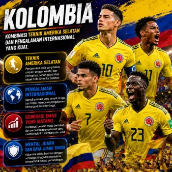 Timnas Kolombia Kuda Hitam Piala Dunia 2026