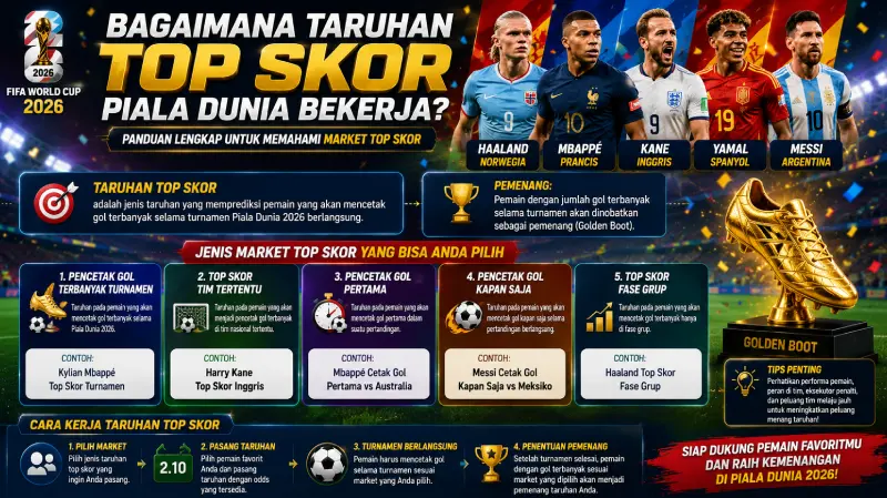 Bagaimana Taruhan Top Skor Piala Dunia Bekerja
