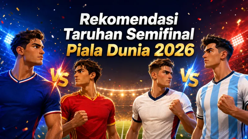 Rekomendasi Taruhan Semifinal Piala Dunia 2026