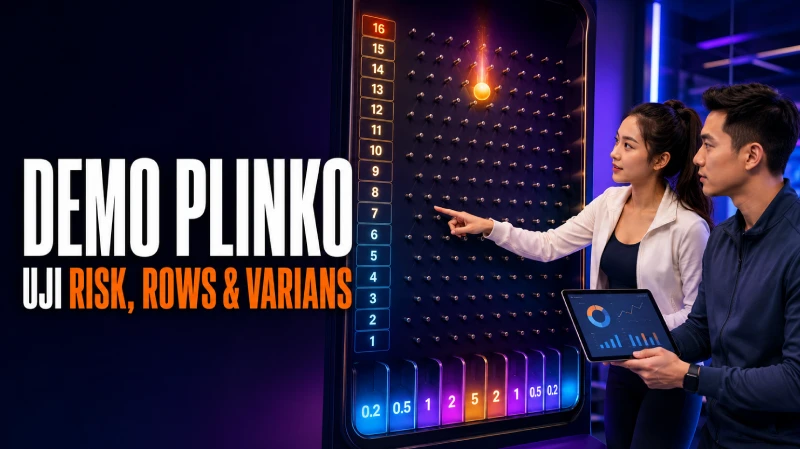 Demo Plinko Uji Risk Level, Rows, dan Varians